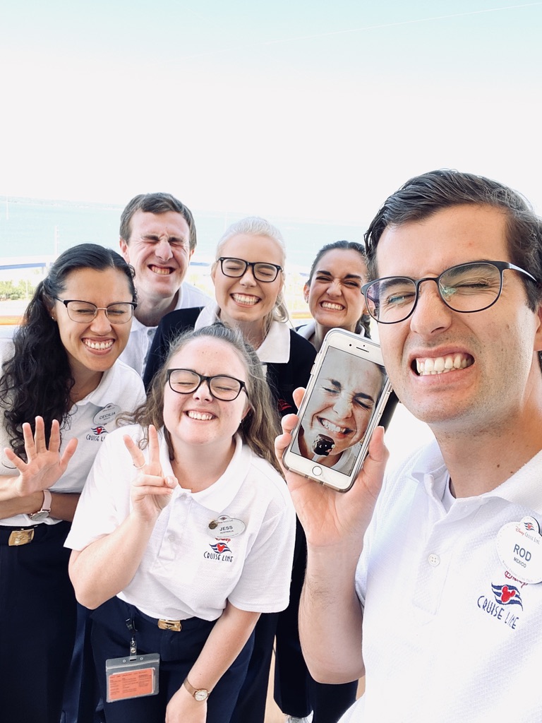 Group of Disney Cruise Line Merchandise Cast Members smiling