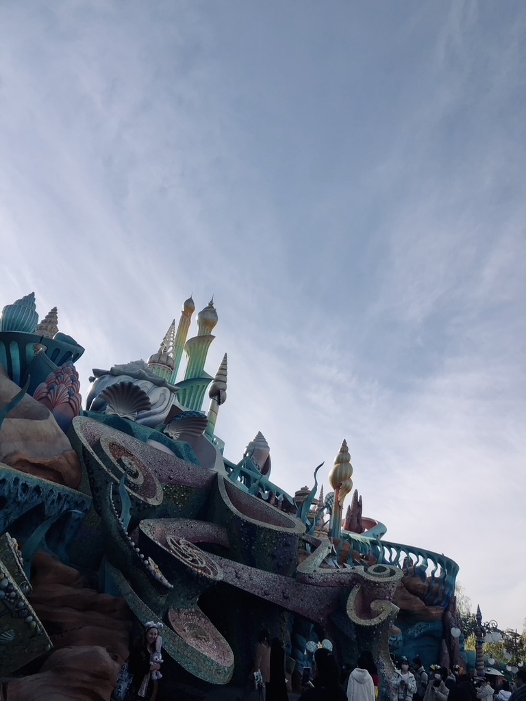 Little Mermaid themed area at Tokyo DisneySea in Japan.