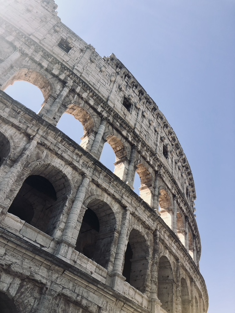 Colosseum in Rome, Italy on a sunny day