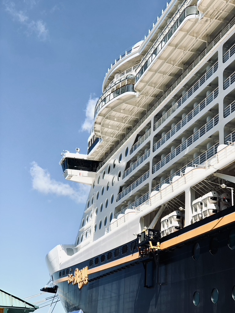 Disney Dream Cruise Ship bow of boat