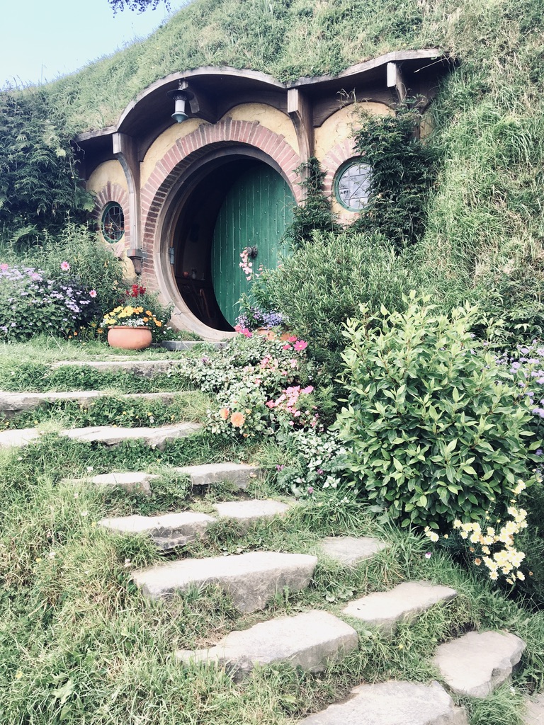 Bilbo's House in Hobbiton in New Zealand