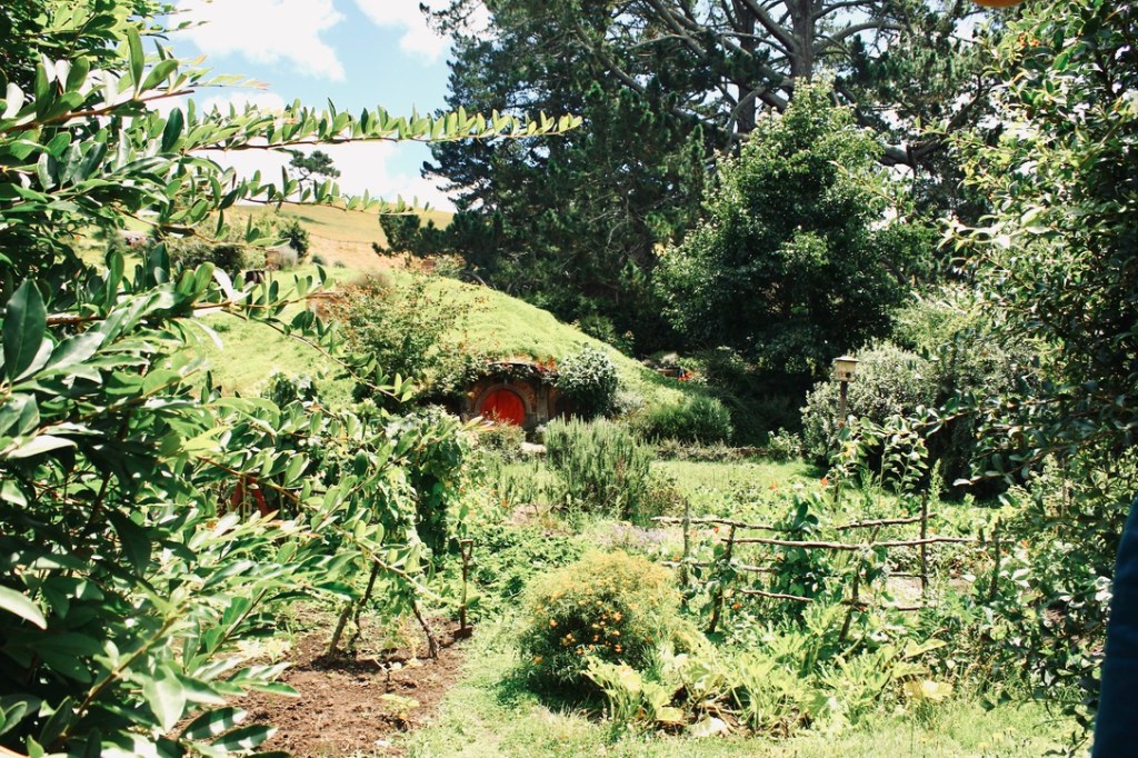 Hobbit house at Hobbiton in New Zealand