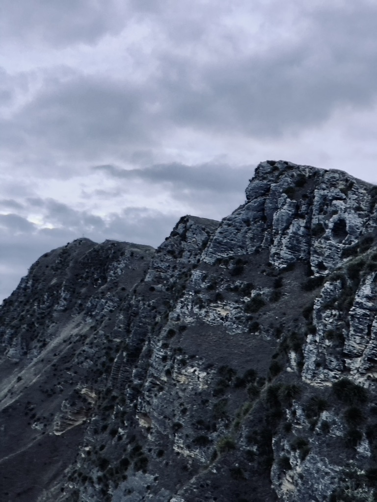 Rocky mountains in Napier, New Zealand