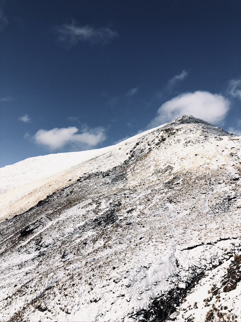 Snow covered mountains at the Remarkables in Queenstown, New Zealand