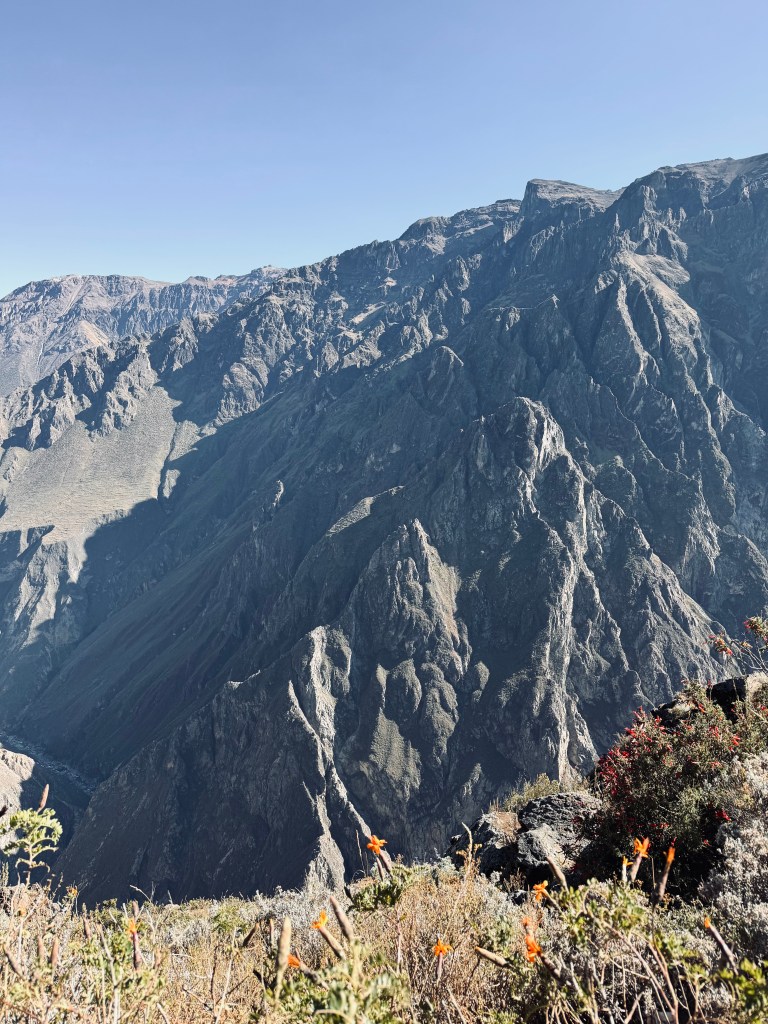 Colca Canyon mountains in Peru