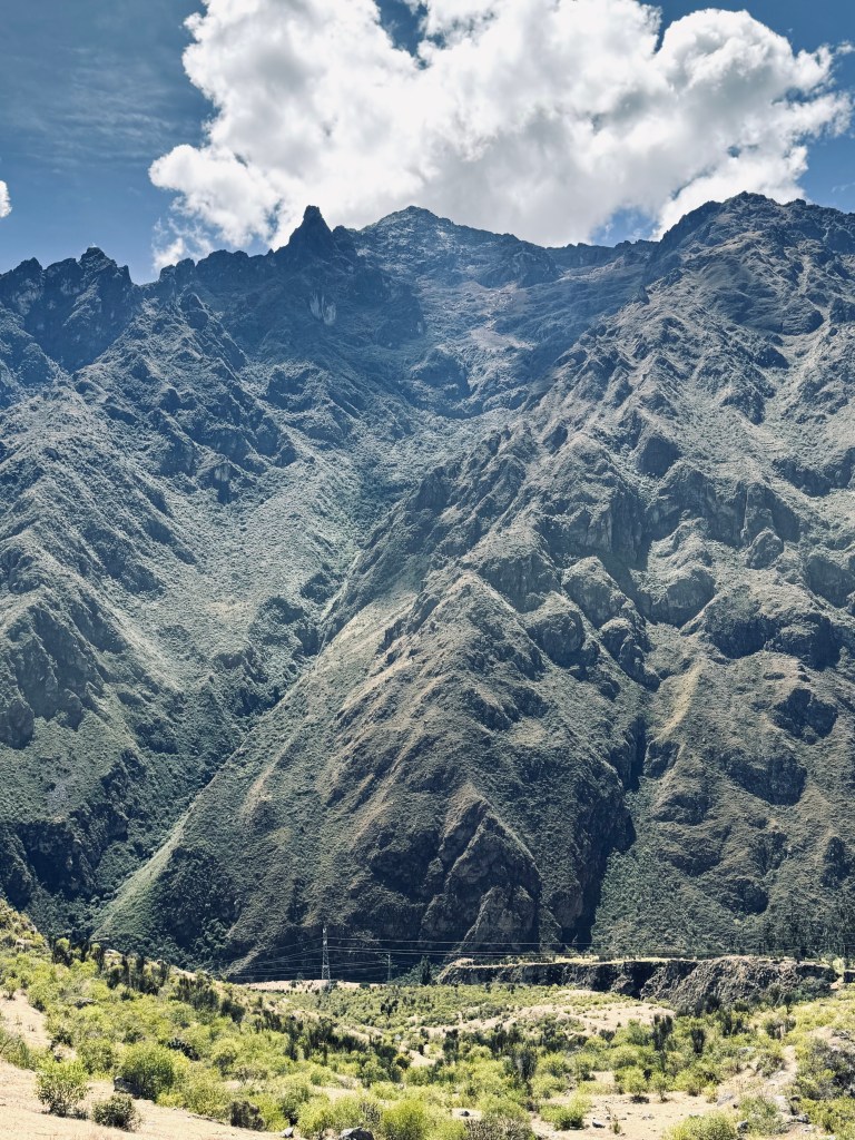Lush mountains along the Inca Trail, Peru