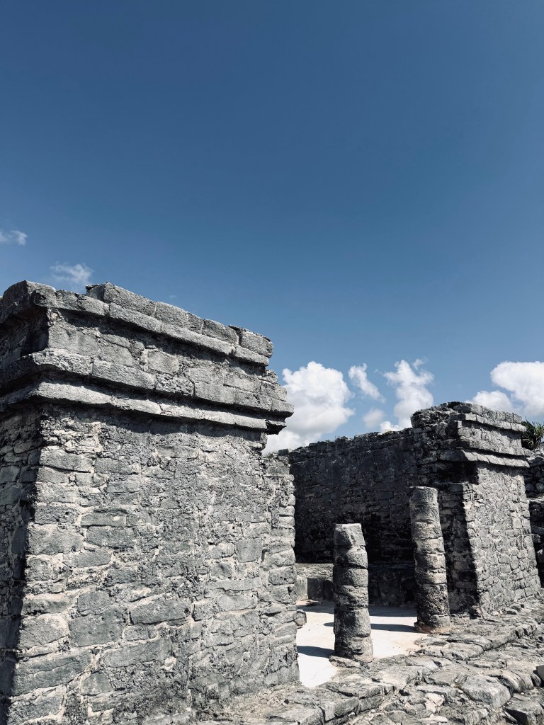 Old ruins at Tulum Ruins, Mexico