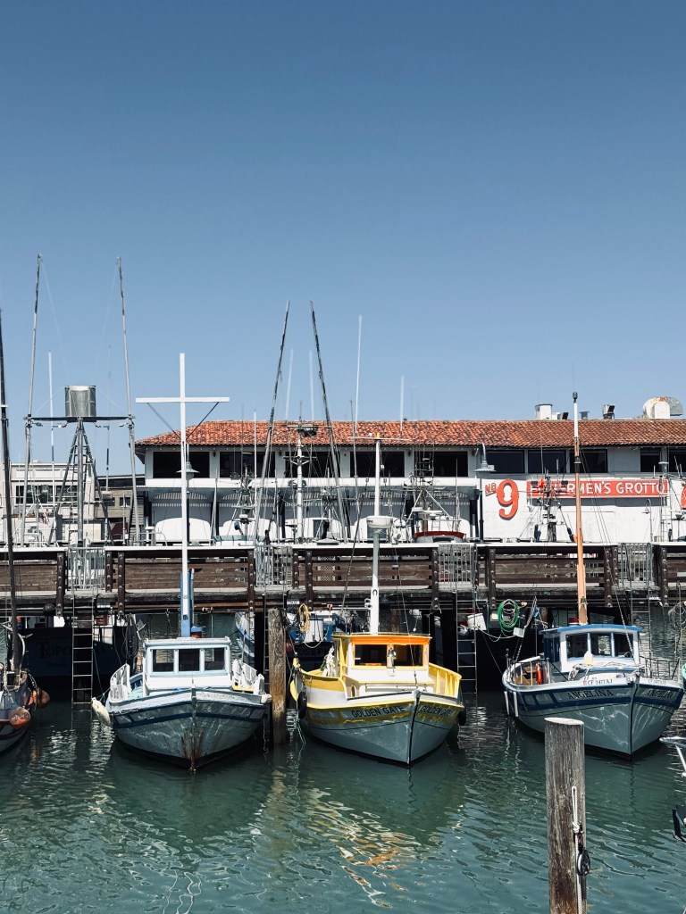 Boats at Fishermans Wharf in San Fransisco, USA