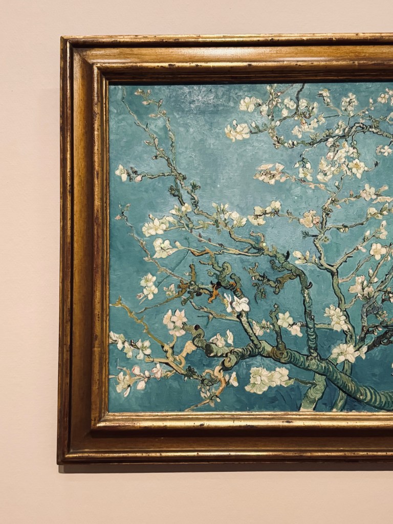 Painting of Almond Blossoms at Van Gogh Museum in Amsterdam, The Netherlands