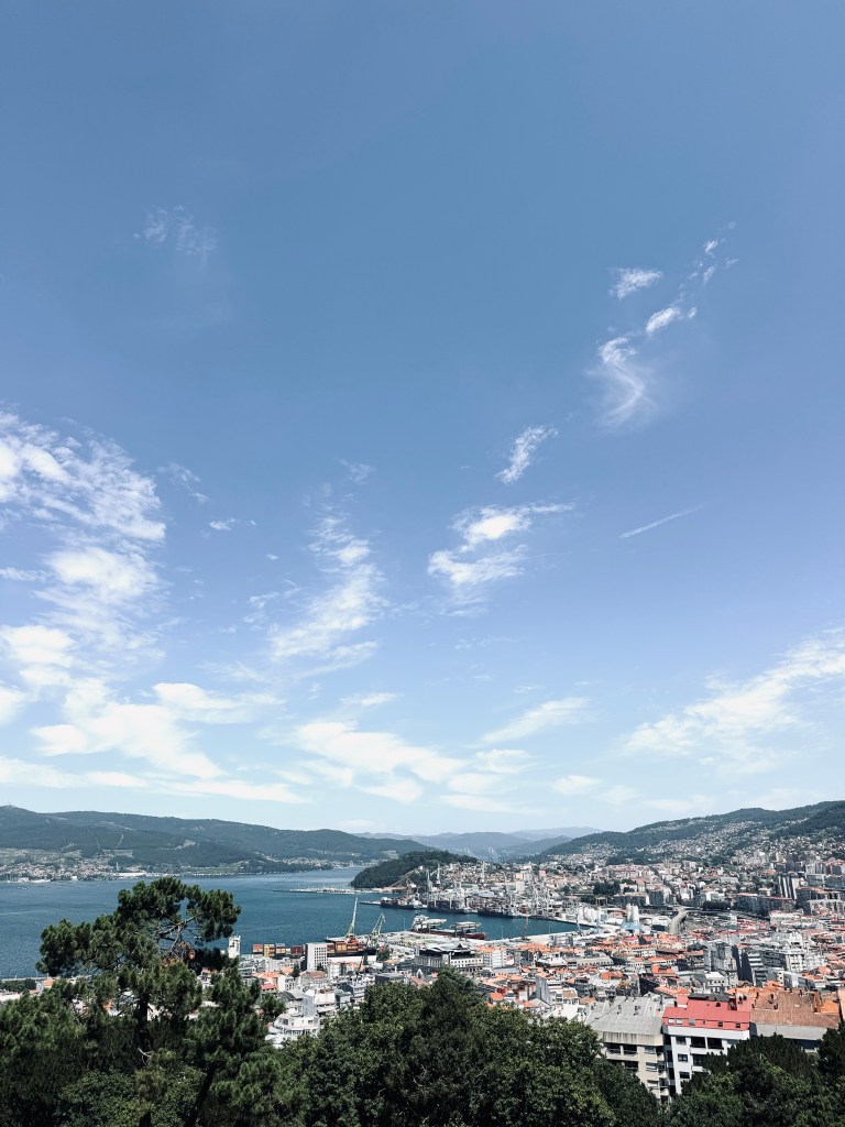 Viewpoint in port of Vigo, Spain