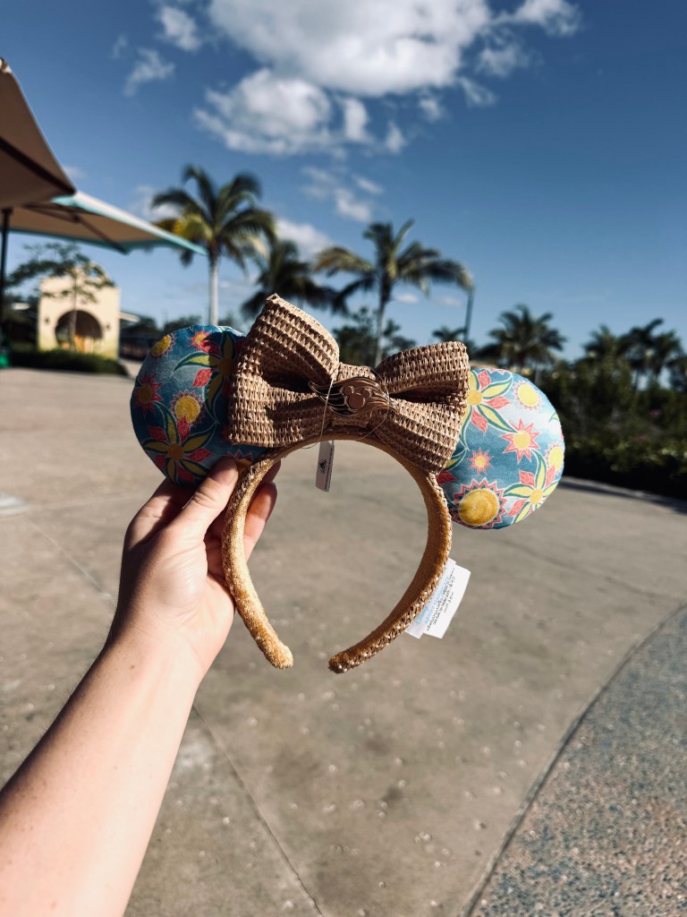 Minnie mouse ears merchandise at Disney Lookout Cay at Lighthouse point in the Bahamas