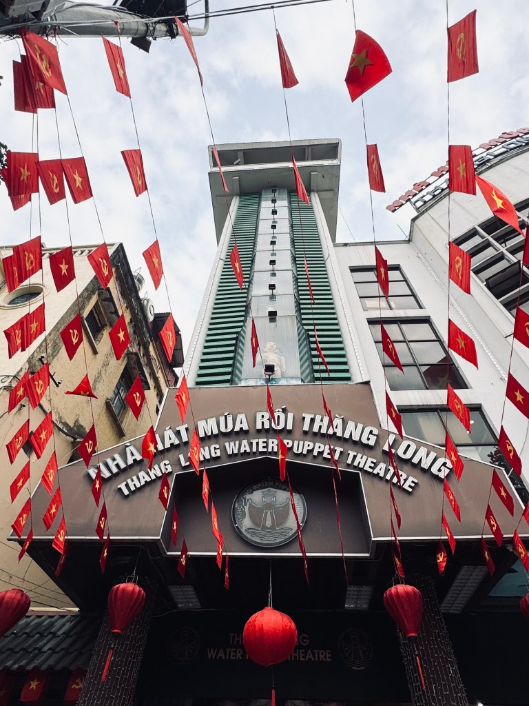 Entrance to Thang Long Water Puppet Theatre in Hanoi, Vietnam
