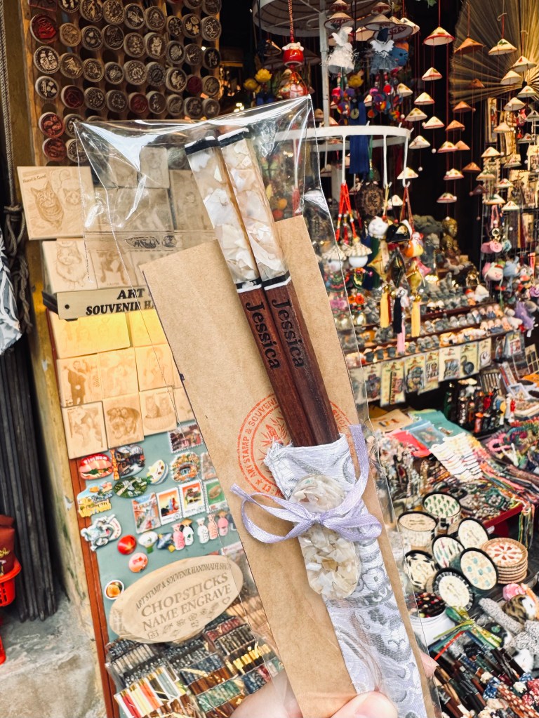 Personalised chop sticks in Ancient Town of Hoi An, Vietnam