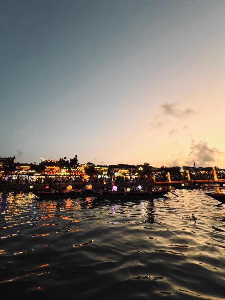 Lantern boats in Ancient Town of Hoi An, Vietnam