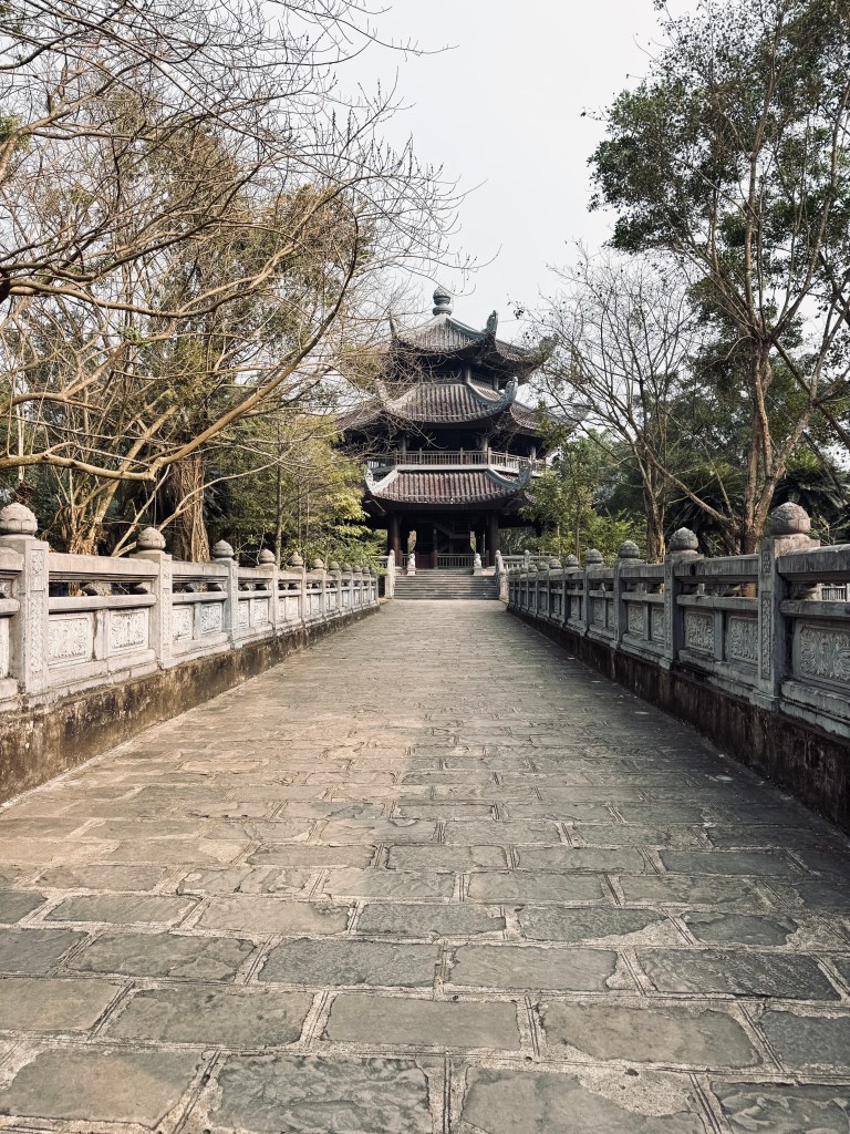 Bell tower pagoda at Bai Dinh in Ninh Binh, Vietnam