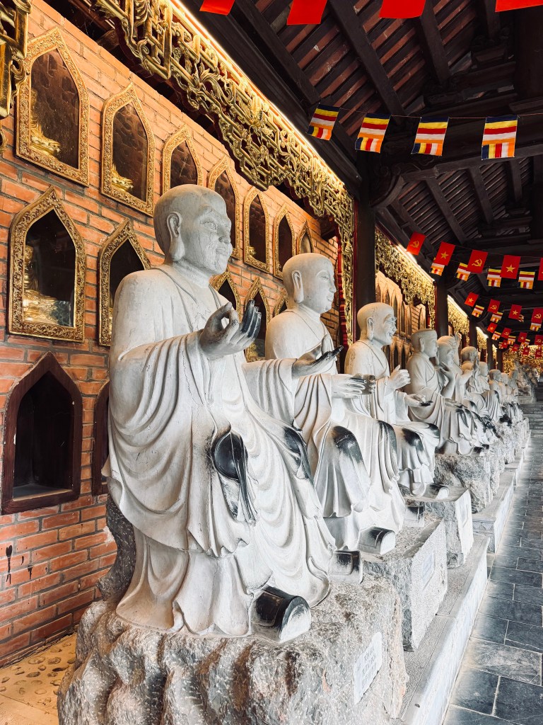 500 Buddha statues at Bai Dinh pagoda in Ninh Binh, Vietnam