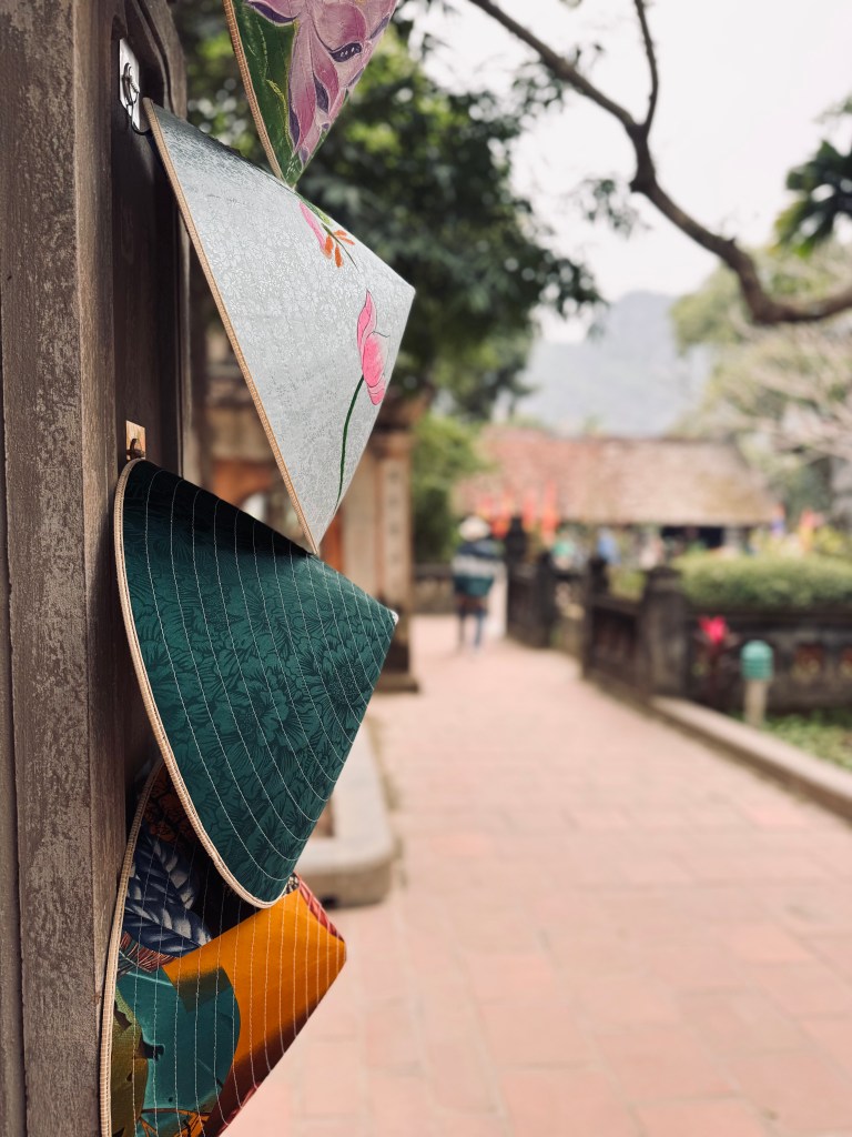 Vietnamese hats in Ninh Binh, Vietnam