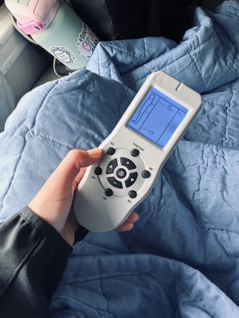 VIP Sleeper bus with massage chair remote in Vietnam